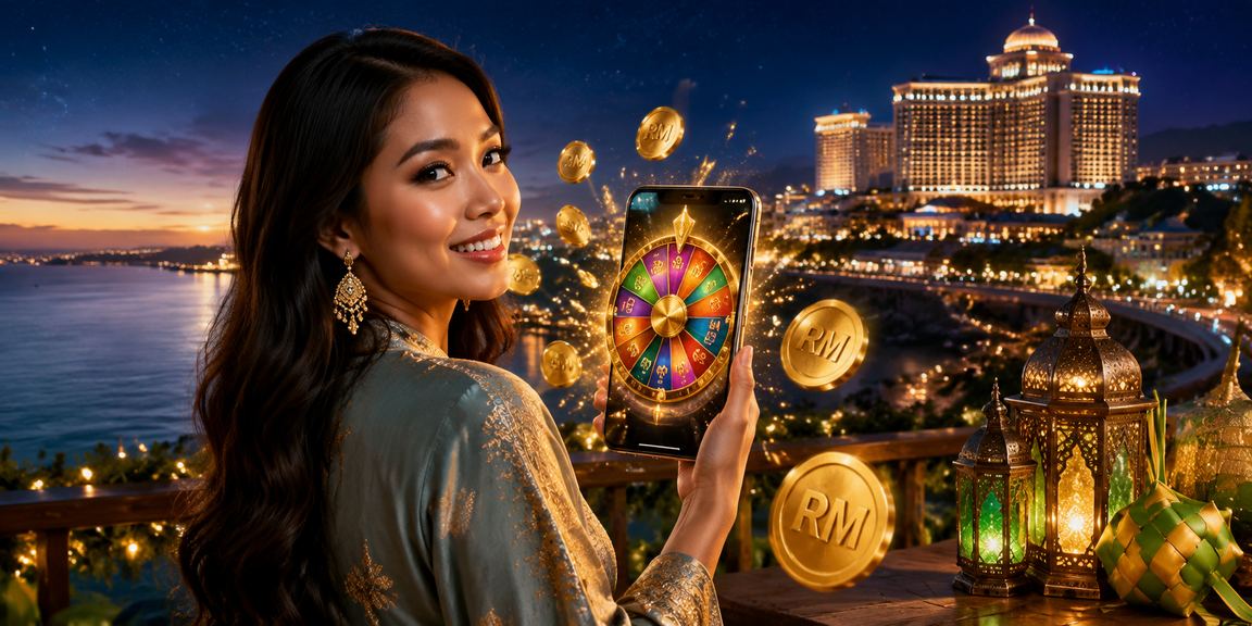 Suasana Genting Highlands sempena Hari Raya dengan cabutan bertuah woc44